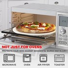 4 Pack Black Silicone Oven Rack Guards Heat Resistant 14 Inch