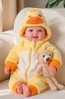 17 Inch Baby Doll Realistic Lightweight Doll Poseable Play   Realistic Yellow