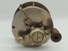 Vintage Pflueger Ohio 300yd Trolling Reel   Leather Thumb Brake Great Patina   