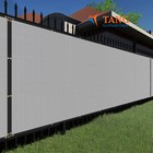 12ft Privacy Screen Fence Heavy Duty Gray Mesh Shade Net Cover Wall Garden Yard