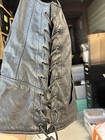 Harley-davidson Men s Leather Vest Sz l Custom Veteran Deployment Patches   