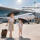 Portable Mini Pocket Umbrella folding Sun Umbrella double-layer Uv Protection