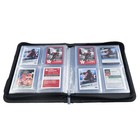 New Ultra Pro Binder  Pro 4-pocket Zippered Toploader- Black