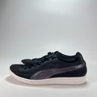 Puma Vikky V2 Black Purple  Lace Up Casual Shoes Mesh Sneakers Women s Size 8 5