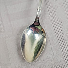 Arabesque 1875 Whiting Mfg  Sterling Silver 4 5 8  Demitasse Spoon Mono Antique