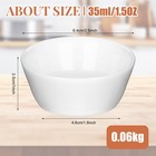 Sliner Set Of 24 Ceramic 2 52 Inches X X 0 95 Inches  White