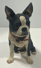 The Danbury Mint  Boston Terrier Sitting Pup dog  Figurine   Rare