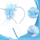 Womens Fascinators Hats Tea Party Hats For Women  Feather Pearl Veil Headband Fo