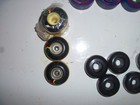 Vintage Roller Skate Wheels  85 Wheels  10 Stoppers