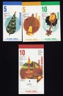 Canada 1452-1455 Christmas  Santa Claus Complete Stamp Booklets Mnh 1992