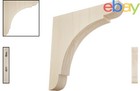 Precision Carved Wooden Corbels  1 75 w X 10 d X 10 h For Decorative Support
