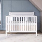 Avery 5-in-1 Convertible Full-size Baby Crib In White  Converts To Toddler Bed  