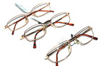 3 Pair Mens Reading Glasses Retro Traditional Spring Temple Frames Power  1 75
