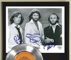 Bee Gees  to Love Somebody Reproduction Signed Silver Record Display Wood Plaque