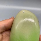 Jade Stone Carving Landscape Immortal Palm Piece Collectible Hand Carved