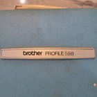 Vintage Brother Profile 588  kh588  Knitting Machine Untested W Extras