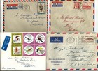 Kuwait 6 Covers 1962-1974 Sent To New Zealand  Denmark  Austria  Usa And England