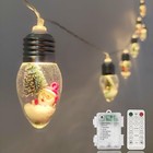 Snow Globe Lights 6 8ft 10 Led Battery Operated 10ct Christmas Tree Lights