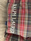 Ralph Lauren Polo Plaid Twin Comforter Set W  2 Matching Pillows Preppy Lodge
