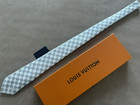 Louis Vuitton Men s Classic Damier Tie White Full Packaging
