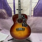 J-200 Acoustic Guitar Natural Gloss Spruce Top Mahogany Side Panel 20frets