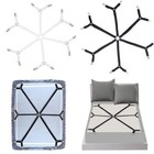 Adjustable Crisscross Bed fitted Sheet Placing Straps Gripper Holder Fastener Us