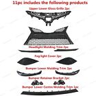 For Camry Se 2018-2020 Front Bumper Upper Lower Grille Mesh Molding Trim   Cover
