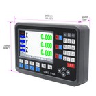 18    20    40  Linear Scale Encoder 3 Axis Digital Readout Dro Display Kit Us
