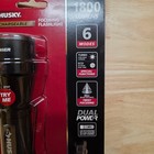 2-pack-husky 1800 Lumens Dual Power Led Rechargeable Tactical Focus Flashlight
