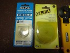 Olfa Rotary Cutter Blades Lot With Handle