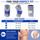 Knee Brace Compression Sleeve Silicone Support Arthritis Joint Pain Relief Wrap