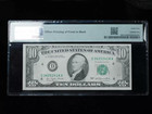 1977  10 Federal Reserve Note - Pmg 45 Offset Printing Error