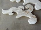 2 Large Antique Architectural Corbels Chippy White Circa 1850 5