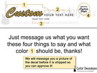 Custom Classic Guitar Headstock Waterslide Decals For Electric Guitars