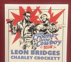 Rare Leon Bridges   Charley Crockett Promo 11x17 Poster Merriweather Post 9 7 25