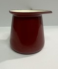 Classic Dexam Red Enamel Turkish Coffee Ibrik Cezve Pot With Long Handle