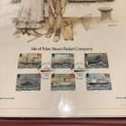 Limited Edition First Day Lithograph Iom Steam Packet Company Maritime Stamps