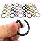 Metal Spring Gate O Ring Snap Hook Buckle Keyring Bag Belt Strap Clip