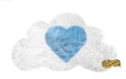 Care Bear Kids Childrens Baby Nursery Area Rug Cloud With Heart Fur Accents 