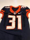 Game Worn Used Illinois Fighting Illini Football Jersey Nike Size 38  31
