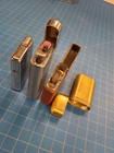 Vintage Lighters Lot 4 Collectible Metal Refillable Butane Flint Lighter Job Lot