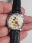 Vintage Mickey Mouse Disney Men s Watch  Lorus  Nice Band  New Battery  Running