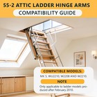 55-2 Attic Ladder Hinge Arms For Werner Attic Ladders Manufactured After 2010
