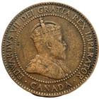 1909 Canadian Large One Cent Coin Canada King Edward Low Mintage Km 8 Lot C2-252