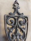 Vintage Cast Iron Cathedral Style Sad Iron Stand Trivet 9  Long    4  Wide 