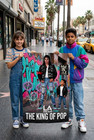 Michael Jackson Vintage 1989 La Gear Shoes Super Rear Poster