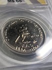 1968 Sudan 25 Qirsh Graded Ms 65 By Anacs Fao Issue Low Mintage With Dot