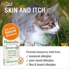 Homeopet Feline Skin And Itch  Safe Natural Cat Itchy-skin 15-ml  White