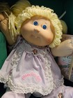 Vintage Cabbage Patch Kids 1985 16  Girl Doll Curly Blonde Hair blue Eyes Nib