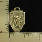 Vintage Saint Christopher Medal Jesus Patron Of Travel Petite Medal Small Size